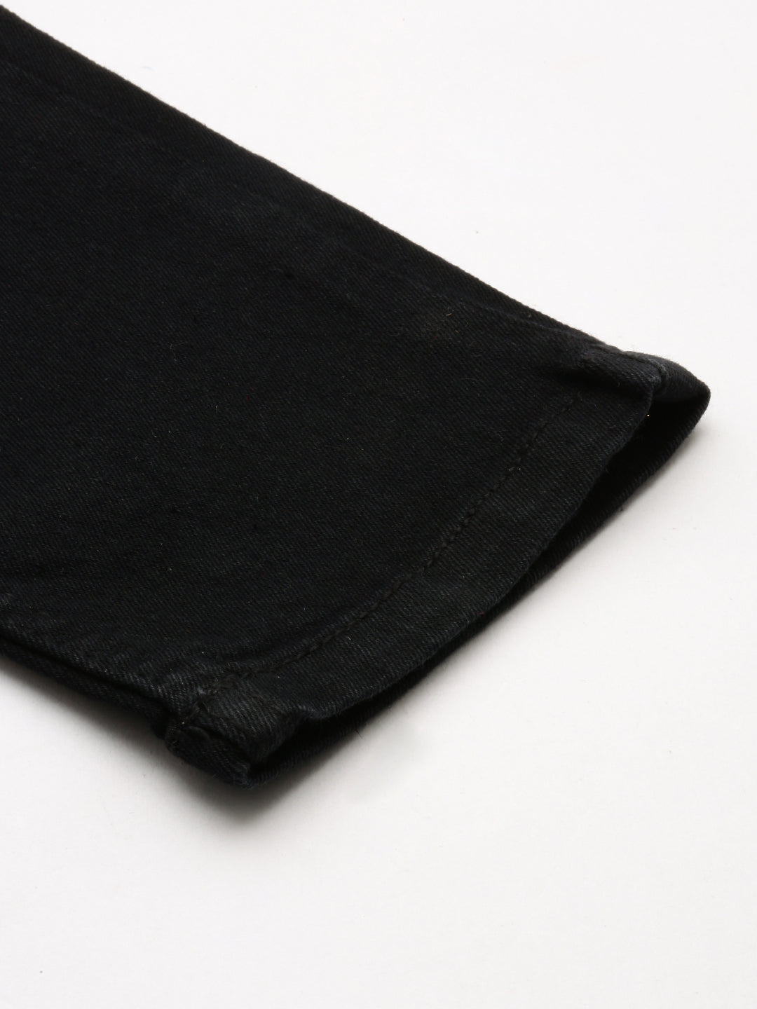 Black Solid Slim Fit Stretchable Jeans