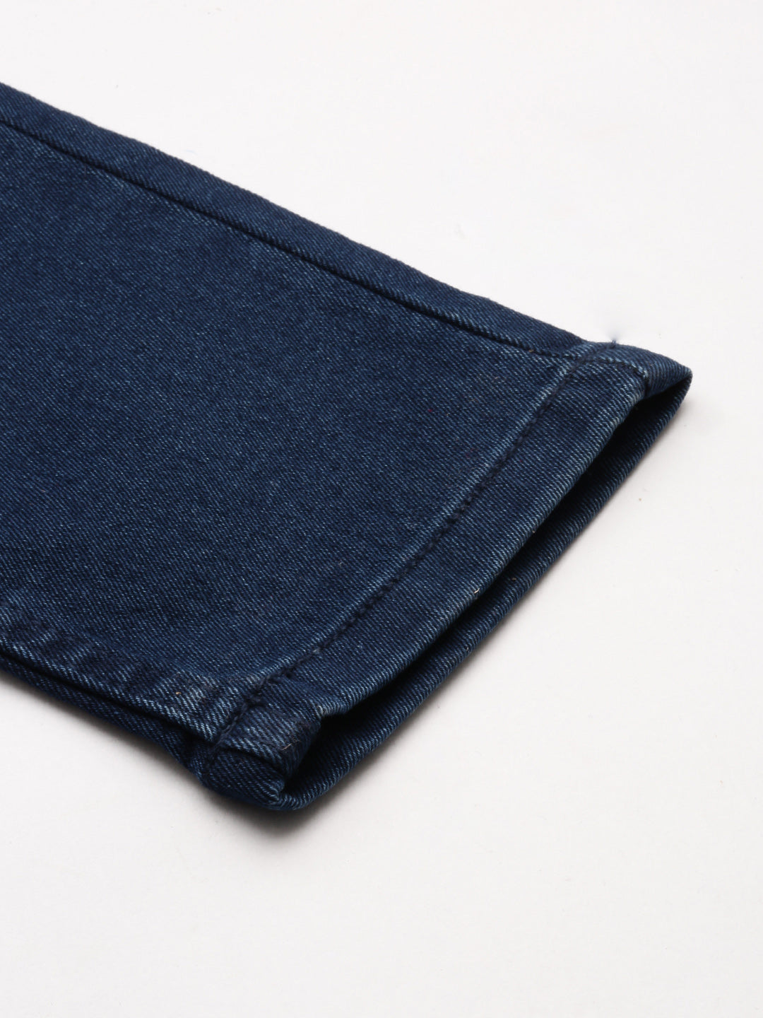 Dark Blue Solid Slim Fit Stretchable Jeans