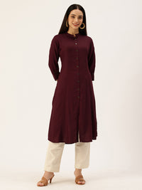 Marcella Mandarin Collar Kurta